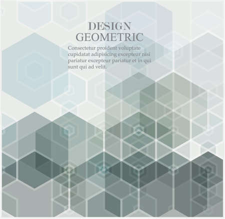 Vector Abstract science Background. Hexagon geometric design.のイラスト素材
