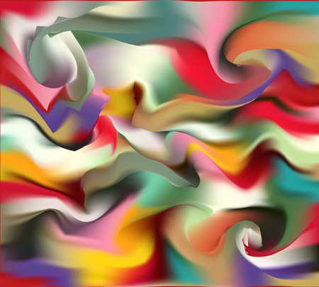 Modern colorful flow poster. Wave Liquid shape color background. Art design for your design project.のイラスト素材