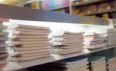 Stationery, notes that were in a stationery store.の写真素材