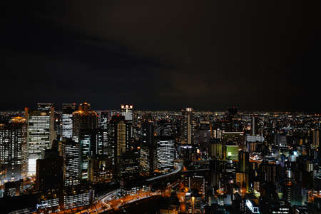 Osaka nightview (Osaka night view)の写真素材