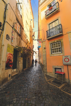 Seville, Spain - January 3, 2019: Street view in Seville city. Seville is the capital of Andalusia and the 4th largest city in Spainのeditorial素材