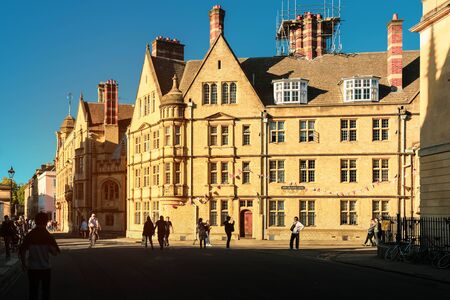 Oxford, United Kingdom - September 20 , 2019 : view of Clarendon Building in Oxford. The Clarendon...