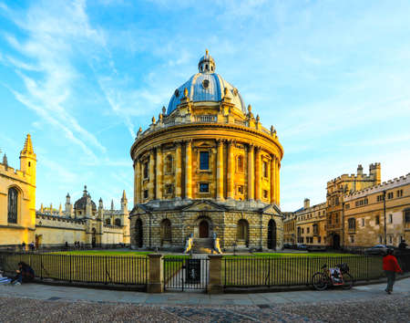 Oxford, UK - September 21, 2019 : The Radcliffe Camera, an old historic building in Oxford, Englandのeditorial素材