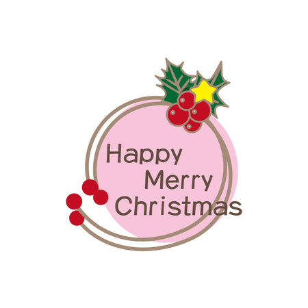 Speech bubbles and frames for Christmas.のイラスト素材