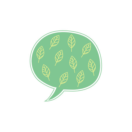 Checkered speech bubble setのイラスト素材