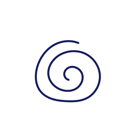 Comic marks. A curling icon when you roll your eyes.のイラスト素材