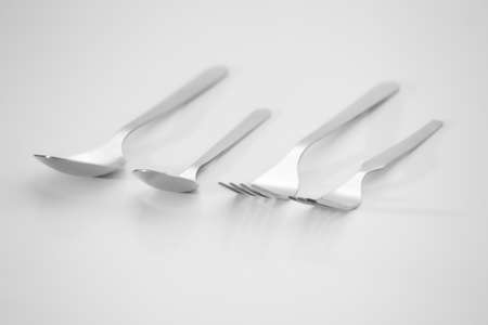 Set of Spoons   forksの写真素材