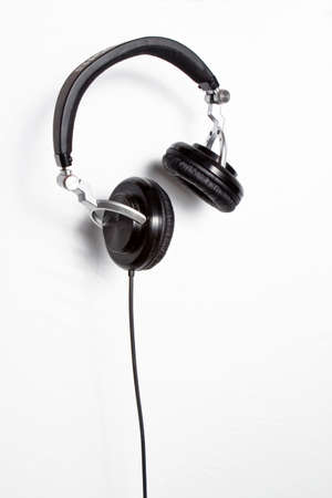headphone on white backgroundの写真素材