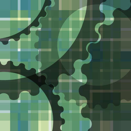 abstract blur color background with grey gearsのイラスト素材
