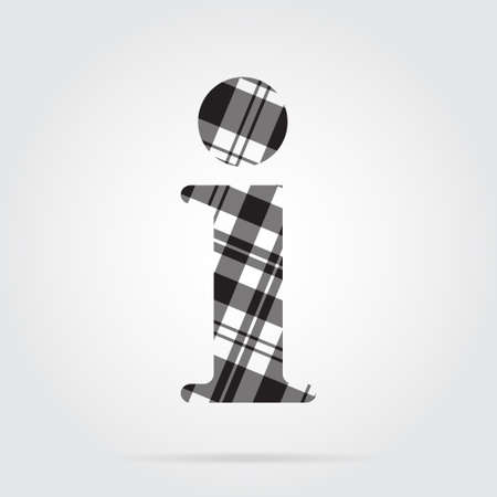 Grayscale isolated icon with white stripes.のイラスト素材