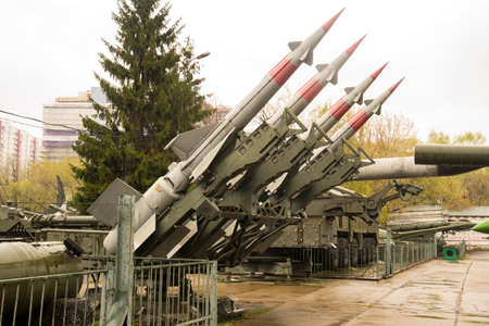 Russian Military Four Rocket Launcher System Baseのeditorial素材