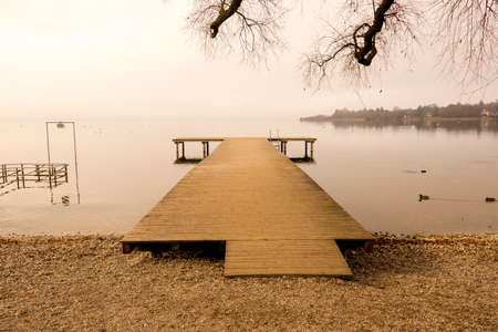 Wooden Dock Front View