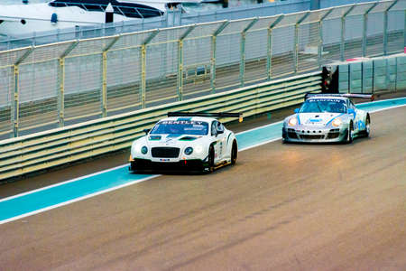 Yas Marina Racing Circuit Sports Car Racing in Abu Dhabiのeditorial素材