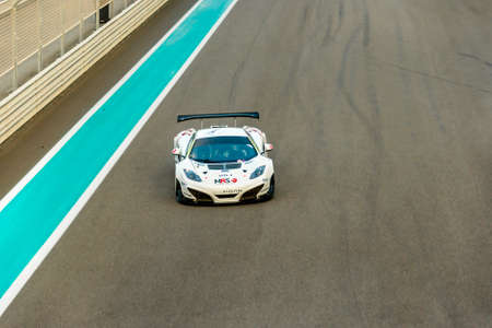 Yas Marina Racing Circuit Sports Car Racing in Abu Dhabiのeditorial素材