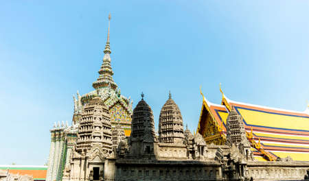 Indian Temple Statue full of Colours and Detailsの写真素材