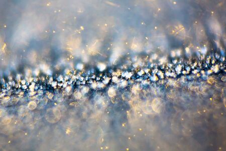 Frost glowing shiny blurred chrismas greetings winter header background for email website invitationの写真素材