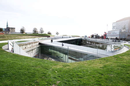 Maritime Museum of Denmark in HelsingÃ¸r ,Denmark designed by Bjarke Ingels Group (BIG).のeditorial素材