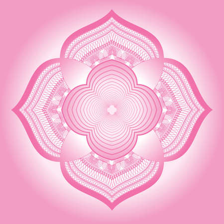Abstract floral background in pink colorのイラスト素材