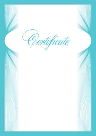 Guilloche frame for diploma or certificateのイラスト素材