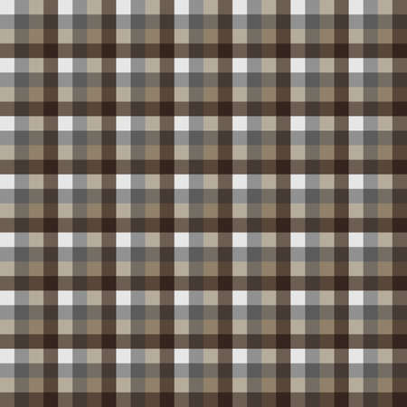 Seamless background of plaid pattern, vector illustration