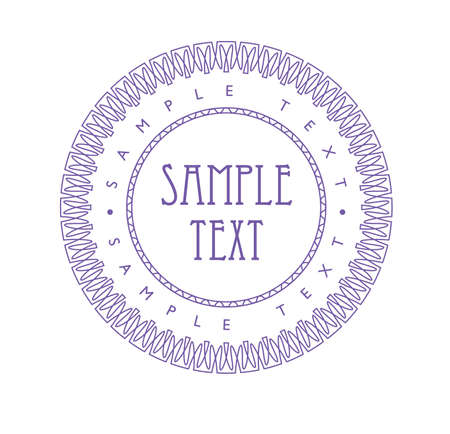 Guilloche blue print, pattern for currency, certificate or diplomas, vector illustrationのイラスト素材