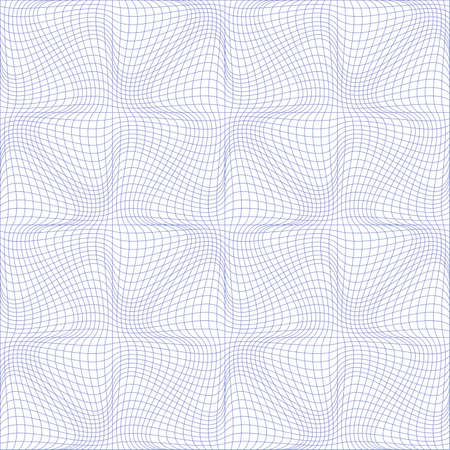 Vector illustration of tangier grid, abstract guilloche backgroundのイラスト素材