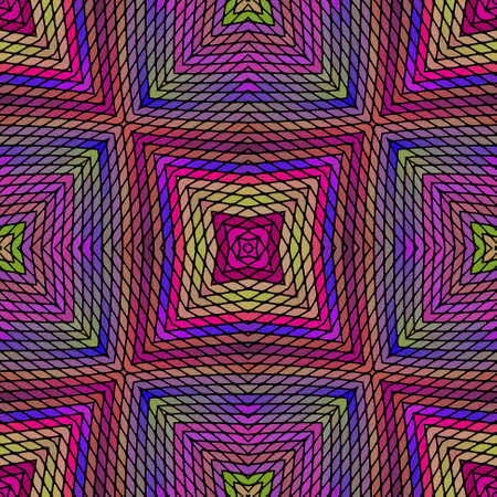 Seamless colorful retro pattern background, vector illustrationのイラスト素材