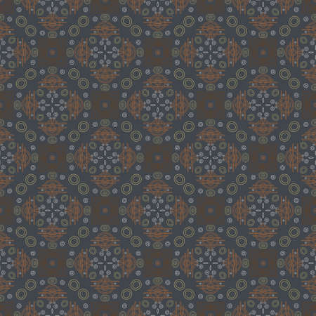 Creative design of a retro background in grey color, seamless illustration