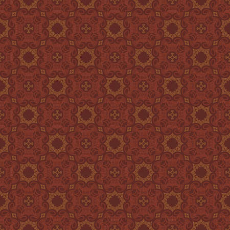 Creative design of a retro background in red color, seamless illustrationのイラスト素材