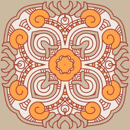 Ornamental ethnicity patternのイラスト素材