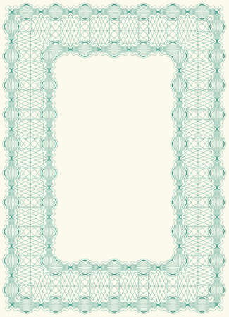 Guilloche frameのイラスト素材