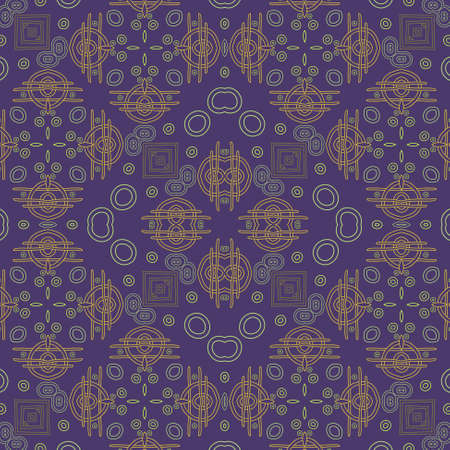 Seamless colorful retro pattern background