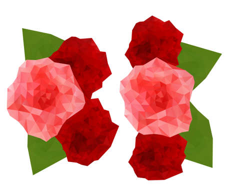 Abstract flowersのイラスト素材