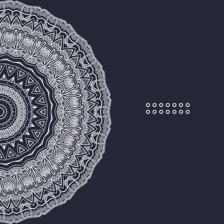 round decorative design elementのイラスト素材