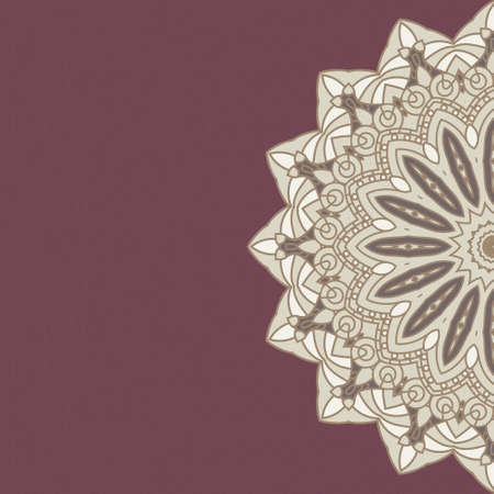 Round Decorative Design Ornamentのイラスト素材