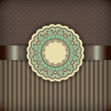 Retro Brown Backgroundのイラスト素材