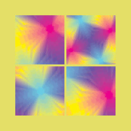 Collection of Abstract Geometrical Backgroundsのイラスト素材
