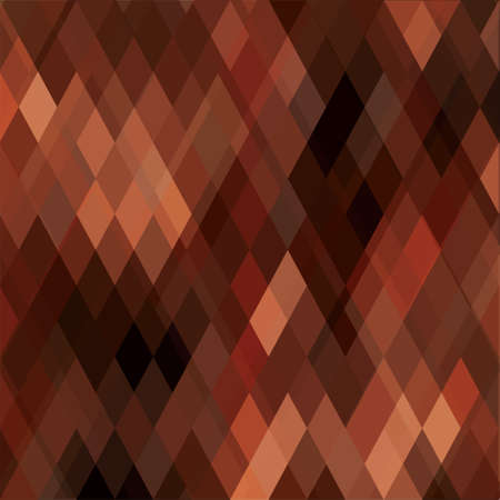 Abstract Square Brown Mosaic Background. Vector Illustration EPS10のイラスト素材