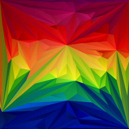 Abstract Triangle Geometrical Multicolored Background, Vector Illustrationのイラスト素材