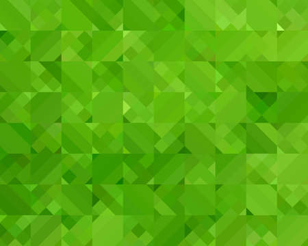 Abstract Green Triangle Geometrical Background, Vector Illustrationのイラスト素材