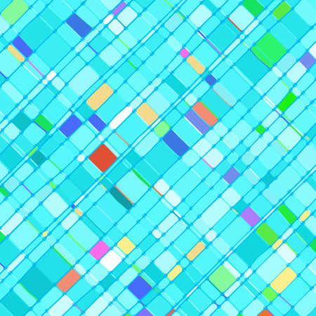 Abstract Blue Square Geometrical Backgroundのイラスト素材