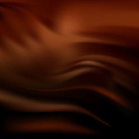 Abstract Chocolate, Brown Drapery Silk, Illustrationのイラスト素材