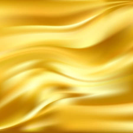 Beautiful Yellow Silk. Drapery Textile Backgroundのイラスト素材
