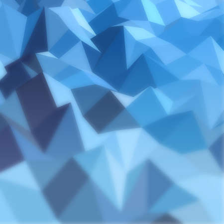 Abstract Triangle Geometrical Multicolored Background, Blue Vector Illustration