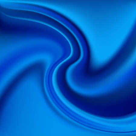 Blue Silk Fabric for Drapery Abstract Background, Vector Illustrationのイラスト素材