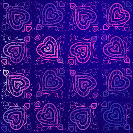 Seamless Abstract Hand Drawn Vector Patternのイラスト素材