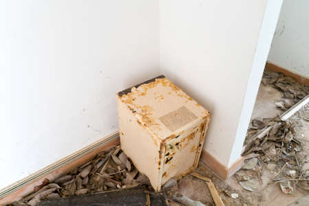 Worn down damage jewelry safe caseの写真素材