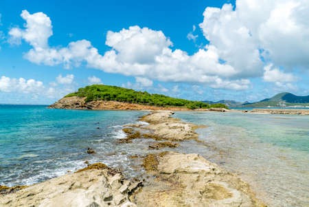 Scenic view of la belle creole on the Caribbean island of st.maarten/st.martinの写真素材