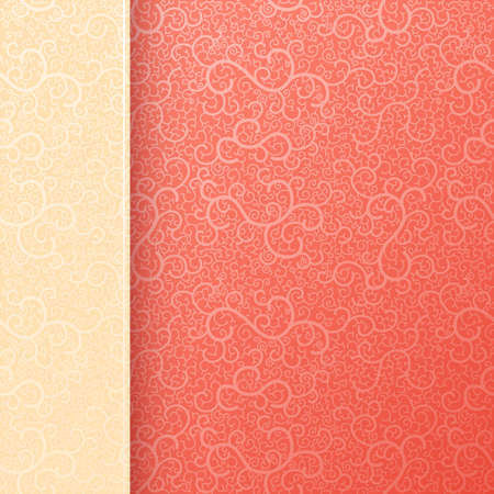 Red swirly abstract backgroundのイラスト素材