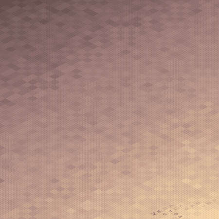 Old-fashioned beige background with squaresのイラスト素材